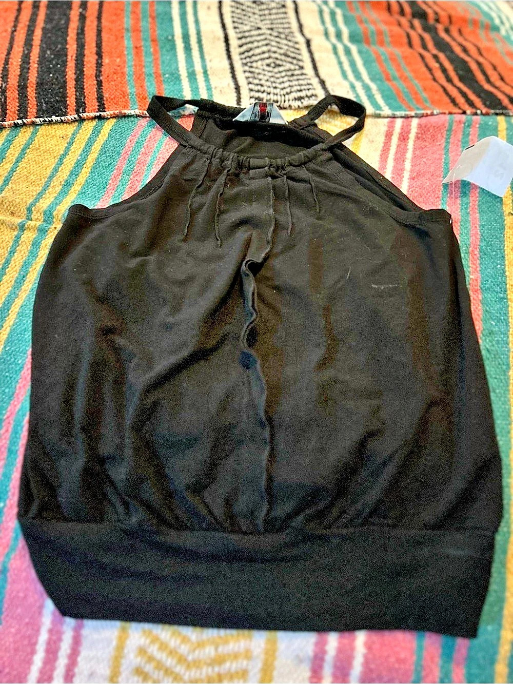 Hard Tail yoga Black Halter Tank Size Medium